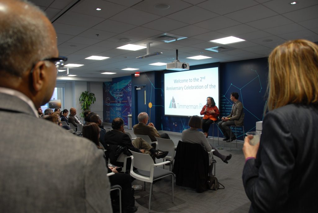 Abbie Celniker, partner at Third Rock Ventures and chair of MassBio, discussed some of the work going on behind the scenes to advance women in biotech leadership.