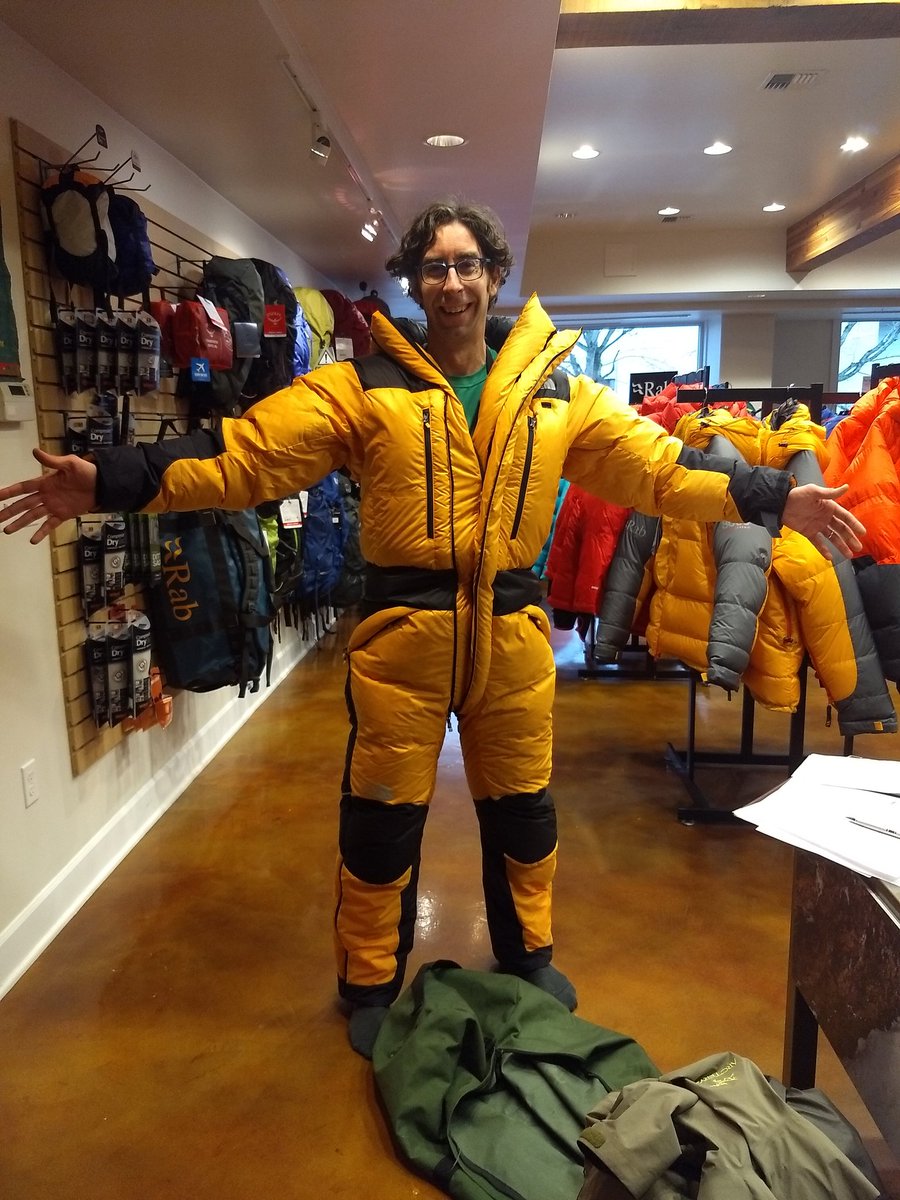 north face down suit
